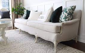 To reupholster or not to reupholster? Vintage Sofa Reupholstery Of A Family Heirloom Willow Bloom Home