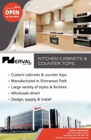 Kitchen Cabinets Counter Tops Nerval Corporation Sherwood Park Ab