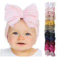 Big Ruffle Bow Nylon Headband, Baby Girl Headbands, Baby Hair Bows, Toddler  Headband, Pink Newborn Headbands, Baby Girl Headwraps, Baby Gift