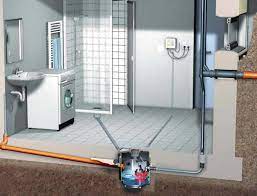 station de relevage sous sol salle de bains avec wc pompe de relevage idee salle de bain