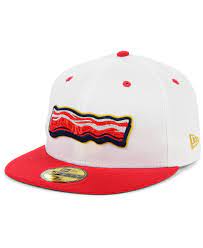 New Era Lehigh Valley Ironpigs Retro Stars And Stripes 59fifty Cap White Red Sports Fan Shop New Era Retro