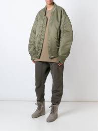 Weste jacke streetstyles mode bekleidung jacken kanye west jacke hip hop windjacke kanye adidas chance windbreaker brand new white kanye west and chance windbreaker brand new with. Yeezy Adidas Originals By Kanye West Bomber Jacket Stefania Mode Farfetch Com Yeezy Outfit Bomber Jacket Kanye West