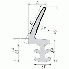 Joint Simple Pour Fenetre En Bois Dx 1305 Schlegel Joints De Menuiserie Ferrures Seuils Et Joints