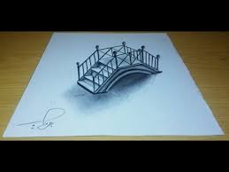 But this way wasn't convenient. Draw A Bridge Illustration Drawing A 3d Bridge Trick Art