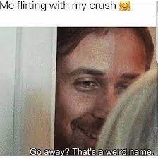Flirting With My Crush Funny Funny Crush Memes Romantic Memes Crush Memes