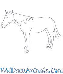 How to draw a mustang horse. How To Draw A Mustang Horse