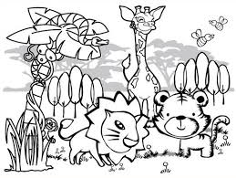 Select from 36068 printable coloring pages of cartoons, animals, nature, bible and many more. Free Printable Coloring Pages Jungle Animals Coloring And Malvorlagan