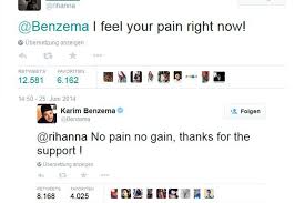 Rihanna and her new boyfriend karim benzema have reportedly split after dating each other for a few weeks. Rihanna Karim Benzema Da Lauft Doch Was Gala De