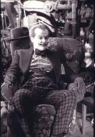 Jack Nicholson On Set Batman 89 Joker Pics Tim Burton Batman Batman Film