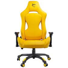White shark at reboot infogamer show! White Shark Gaming Chair Monza Yellow Adaptable To You