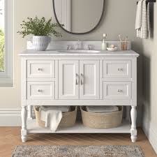 Buy bathroom vanity furniture that suites your personality and fit in your budget.hurry up!!! Beverly 48 Traditional Bathroom Vanity With Carrara Marble Top Kitchenbathcollection