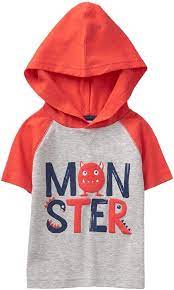 crazy 8 crazy8 monster hooded tee cocuk giyim baski erkek modasi