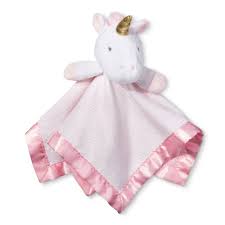 Small Security Blanket Unicorn Cloud Island Light Pink In 2020 Animal Blanket Putting Baby To Sleep Security Blanket