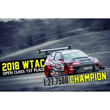 World Time Attack 2018 Open Class Champion