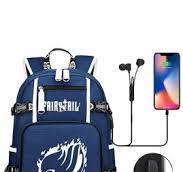 Sac à Dos Fairy Tail pour Garçon (SD3520) 30*15*47 cm Bleu
