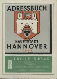 Dresdner bank ag was one of germany's largest banking corporations and was based in frankfurt. Hannover Adressbuch 1960 Genwiki