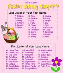 Easter Bunny Name Online Game Papa Rock Stars Online Party Games Bunny Names Easter Party Games