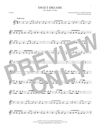Maybe you would like to learn more about one of these? Sweet Dreams Are Made Of This Sheet Music Eurythmics Violin Solo
