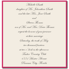 Invitation With One Deceased Parent Wedding Wording Wedding Messages Wedding Invitation Wording