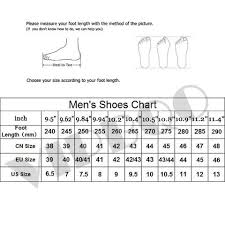 Size Chart Usshoes