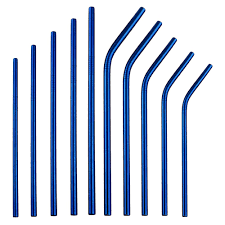 Compatible for mason jars, 16oz, 20oz, 24oz, 30oz tumblers mug. Wholesale 100 Pieces Blue 304 Stainless Steel Reusable Metal Straw Drinking Straws Fruit Juice Straw With Cleaning Brush Drinking Straws Aliexpress