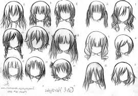 Top 15 anime girls with short hair. Female Short Hairstyles Drawing