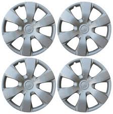 Toyota camry hub caps, center caps & wheel covers. 4 Pc Hub Cap Set Silver Fits 2007 08 09 Toyota Camry 16 Wheel Cover Caps Covers Ebay