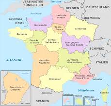 Le département est une division administrative qui peut être une circonscription administrative, à savoir le territoire de compétence des services de l'état. Region Frankreich Wikipedia
