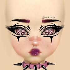 maquillaje hecho por mí, plantilla de @van.castle