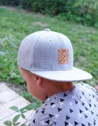 Light Gray Toddler And Kids Snapback Baseball Cap With Faux Etsy Baby Boy Accessories Boy Outfits Baby Boy Hats