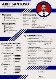 Contoh Cv Lamaran Kerja Kreatif Dan Menarik 16 Riwayat Hidup Kerja Pendidikan