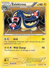 It evolves into eelektross while exposed to a(n) thunder stone. Eelektross Nvi 41 Noble Victories 41 Card Tcg One
