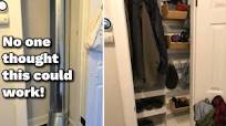 DIY Closet Makeover Around an Impossible Pipe