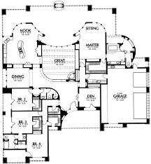Just Pinning Unique Ones Now I Like The Hallways Some Of The Curves Seem Too Sharp Craftsman Style House Plans Craftsman House Plans Cottage House Plans