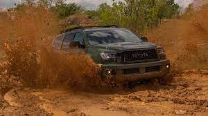 Please subscribe & like 35x12.50x17 goodyear mtr's. 2020 Toyota Sequoia Trd Pro Review Off Roading In An Enormous Seven Seat Suv