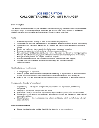 A finance director holds one of the most important jobs in a company, sme, educational institution or charity organisation. Call Center Director Site Manager Job Description Template By Business In A Box