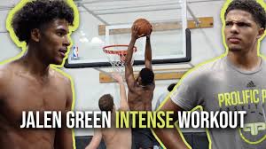 Jalen green could have walked onto any campus in america and been the biggest star in college basketball next year. Jalen Green Demolishes Ex Teammates Full Workout 2v2 Youtube