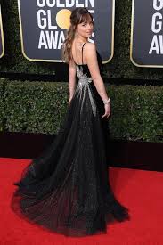 Dakota Johnson In Gucci Golden Globes 2018 Golden Globes Dresses Nice Dresses Red Carpet Dresses