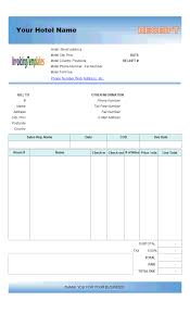 Although these receipts vary, they should contain important information including total payable amount for goods, services, and accommodation, the personal information of the guest, details about the hotel, and more. Free Printable Invoice Templates 20 Results Found
