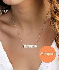 Collier avec prénoms d'enfants