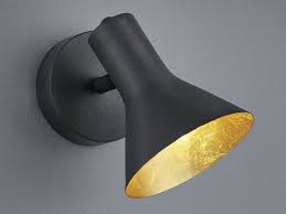 Seller 99.5% positive seller 99.5% positive seller 99.5% positive. Led Wandspot Schwarz Gold Metall Dreh Und Schwenkbar Meine Wunschleuchte De