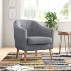 Zipcode Dreer Upholstered Barrel Chair