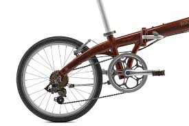 40 x 80 x 72 cm (15.8 x 31.5 x 28.2) fold time Bickerton Junction 1707 Country Folding Bicycle Red