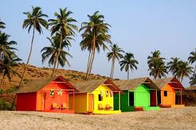 Beach Huts Mandrem Beach Goa I Want To Live Here Beach Houses For Rent Beach Hut Goa