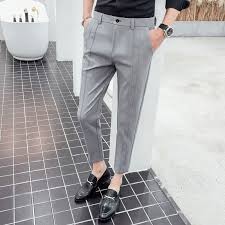 Fashion Business Stretch Suit Pants Man Luxury Brand Casual Pants Men Straight Slim Fit Formal Pants Male Plus Size