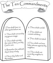 The sapphire is symbolic of the sky, the heavens and the god's throne. The Ten Commandments Coloring Page Free Printable Coloring Pages For Kids