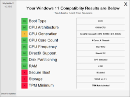 Desktop computers use a battery that is similar in shape to a watch battery, except. Windows 11 Compatibility Tests Pc Health Check Whynotwin11 Born S Tech And Windows World