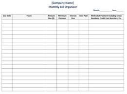 That's why they may be so readily accessible. Bill Organizer Small Business Free Forms