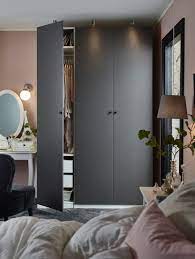 flornes deur donkergrijs pax kledingkast ikea bedroom furniture apartment bedroom decor pax wardrobe
