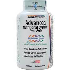 Rainbow Light Advanced Nutritional System Iron Free On Sale At Allstarhealth Com